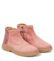 [Pom d'Api] Pom d'Api Trix Back suede ankle boots UK 10 pink
