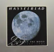 Hasselblad 25 years on the moon sticker decal