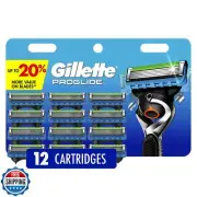 Gillette Fusion5 ProGlide Men's Razor Blade Refills, 12 Count, Mens Razors /