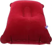 Generic Portable Inflatable Pillow Camping Pillow Plane Pillow Bed Pillows Travel Pillows Inflatable Sleeping Pillow Travel Pillow Inflatable Sleep Pillow Outdoor Camp Pillow Flocking Red