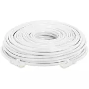 100 FT White RJ45 CAT6 Ethernet LAN Network Cable Patch Cord For PC Laptop PS4