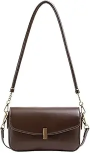 [CJLWSLCO] New tide fashion retro texture shoulder underarm bag autumn and winter crossbody small square bag Classic Womens Shoulder Bag For Women Trendy Underarm Handbag Casual Satchel Purse Square Bag