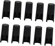 ibasenice 10pc Saxophone Ligature Ligature Saxophone Black Alto Saxophone Accessories