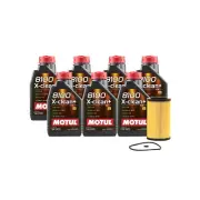 7L Motul 8100 X-CLEAN+5W30 Wix Filter Motor Oil Change Kit API SN/CF For Hyundai (for: Hyundai)
