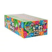 Tnt Gobs Balls Sour Candy With Fruity Flavour 96g x 12