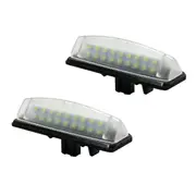 2x For Lexus IS300 IS200 LS430 LED License Plate Lights Lamps Direct Fit White transparent