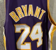 100% Authentic Kobe Bryant Mitchell Ness 08 2009 Finals Lakers Jersey Size 48 XL
