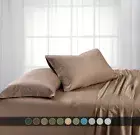 Split California King 100% Bamboo Viscose Sheets Super Soft 600 Thread Count