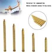 100-300gr Arrow Insert Brass Base 6.2mm Arrow Shaft Screw Weight Archery Bow A