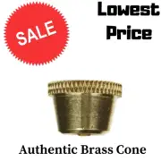 Brass Cone piece - smoking pipe bonza cone smoking pipe, 900+ SOLD, RESTOCKED!