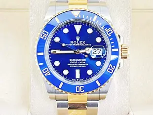 ROLEX 勞力士 Submariner 126613 LB 半金藍水鬼