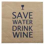 Coast to Coast - Napkins - Save Water 20pk 3ply