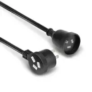 15 Metre Extension Lead 240V 10A Piggy Back Plug to Three Pin Socket - 1.5mm ...