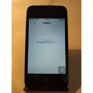 永遠的經典，你收藏了嗎？ Apple iPhone 4S 16GB iOS 9.3.6 黑