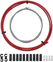 Cycle Shifter Cable,Cycle Shift Derailleur Cable Housing | Cycle Shift Derailleur Cable & Housing Set, End Caps and S-Hooks Included for, Mountain Road Cycle Repair