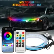 60'' RGB Dreamcolor LED Car Hood Light Strip Daytime Running APP Remote Control