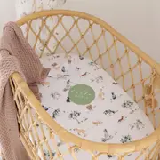 Snuggle Hunny Dog Park Organic Bassinet Sheet / Change Pad Cover