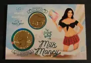 2018 Benchwarmer SHELLY MARTINEZ Hot For Teacher MILK MONEY #1/1 Gold Coins WWE