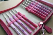 Tulip ETIMO Rose Crochet Hook Set w/ Grip TER-001 Case Included