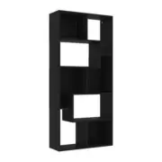 Book Cabinet Black 67X24X161 Cm Chipboard