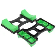 1Pair Dumbbell Bracket Mat Floor Protection Holder For Home Gym UK BX