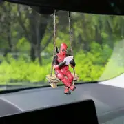 Mini Deadpool Action Figure Car Accessory Ideal for British Marvel Fans Deadpool-A