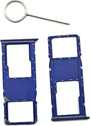 Single SIM Tray for Samsung Galaxy A03 Core SM-A032F SM-A032M with SIM Eject Tool Blue