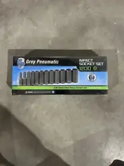 Grey Pneumatic 1213D 12 Piece 3/8" Drive Fractional Deep Length Impact Socket