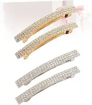 LIFKOME 4pcs Crystal Hair Clips Hair Pin Hair Barrettes Temperament Hair Girl Hair Clip Women Barrettes