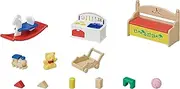 Sylvanian Families - Baby's Toy Box - Snow Rabbit & Panda Babies