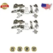 170 Degree Self-Closing Face Frame Hinge Kit for Pie-Corner Cabinets - 2 Sets