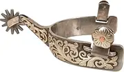 Classic Equine Performance Horse Spur, 2.25-inch Shank and 12 Point Rowel