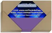200 Bright Purple Grape 65# Cardstock Paper 3" X 5" (3X5 Inches) Index|Recipe Card|Photo|Frame Size - 65Cover/45Bond Light Weight Card Stock - Bright Printable Smooth Paper Surface