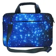 12 inch Printed Canvas Laptop Messenger Bag Carrying Case Briefcase Handbag 3015