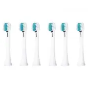 EW0913-W Panasonic Replacement Head 6 Pcs Set White Doltz Ion Brush NEW