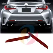 Left +Right Rear Bumper Reflectors Lens For Lexus GX470 RX300 NX IS RC F (for: Lexus)