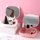 ABS Cat Ear Storage Box Large Space Makeup Organizer Box Student Dormitory