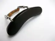MUSICAL STRING Mandolin Armrest ebony wood with U clamp hardware