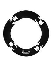 [Formula Sports] Velvet Surround Wall Protectant For Dartboards Four Piece in Black