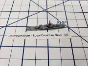 Destroyer - River Class - Royal Canadian Navy - Wargaming - Axis and Allies - Na