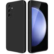 MCC For Samsung Galaxy S23 FE 5G Soft Liquid Silicone Shockproof Case Cover S23FE S711 [Black]
