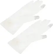 [DEARMAMY] Lace Touch Screen Gloves for Women Sun Protection Driving Gloves Anti-slip for Outdoor Activities and Evening Parties