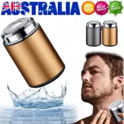 2-in-1 Portable Mini Capsule Shaver,Washable Electric Beard Razor with Automatic