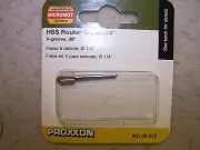 #29032 PROXXON ROTARY TOOL V--GROOVE ROUTER BIT FITS DREMEL ALSO -GERMAN MADE