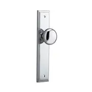 Iver Cambridge Door Knob on Stepped Backplate Chrome Plated