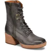 Kork Ease Raleigh Leather Boots Size 8 Grey NEW