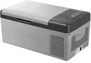 ASSYA Car Refrigerator Portable Mini Fridge Cooler with Compressor Refrigerator 12 Volt for Outdoor, Home Use, Driving, Silvery,15L