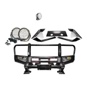 4X4FORCE Premium Armor 3 Loop BullbarLights for Toyota Landcruiser 200 07-15