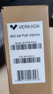 Verkada PoE Plus injector (802.3at) (INJ-POE-PLUS)