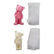 Little Bear Resin Mold Mold for Making Cement Epoxy Mold